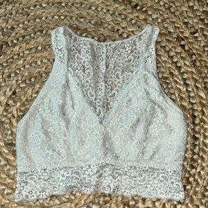 Soma lace plunge bralette
